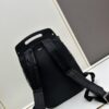 Gallop Backpack in Black Grained Calfskin, Size 29x24x12, Model No. 9038