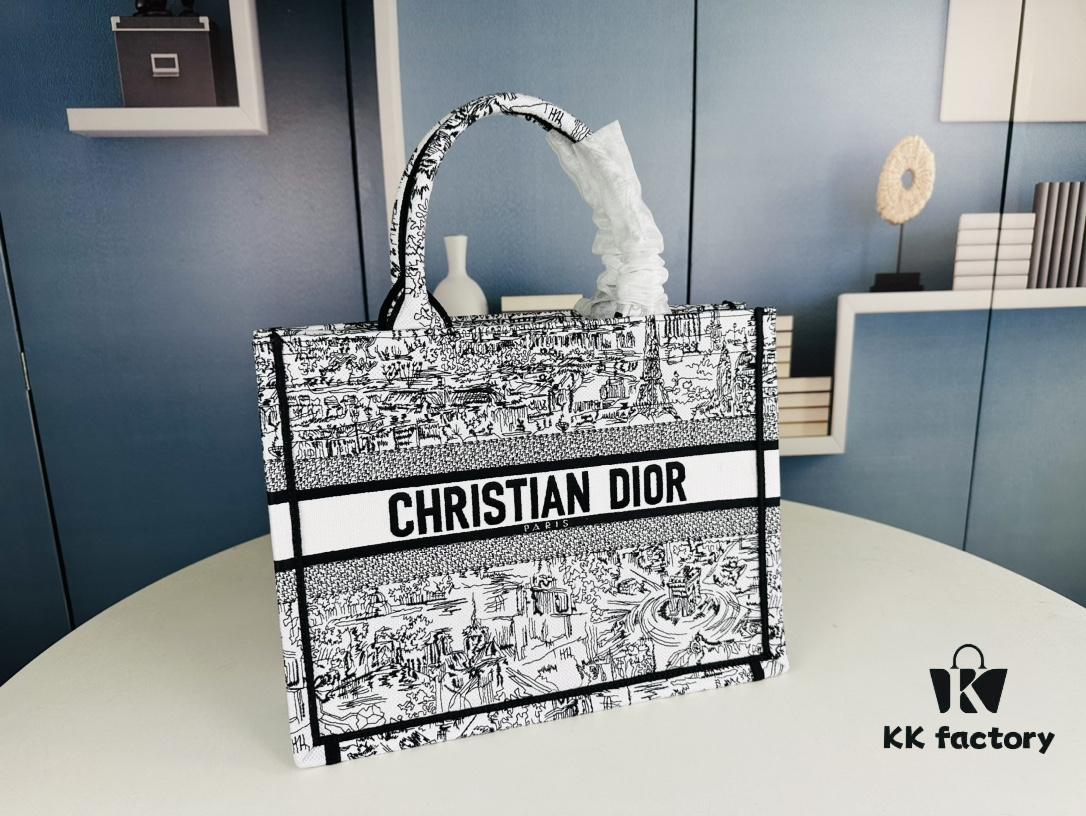 Embroidered Medium [Dior Book Tote]