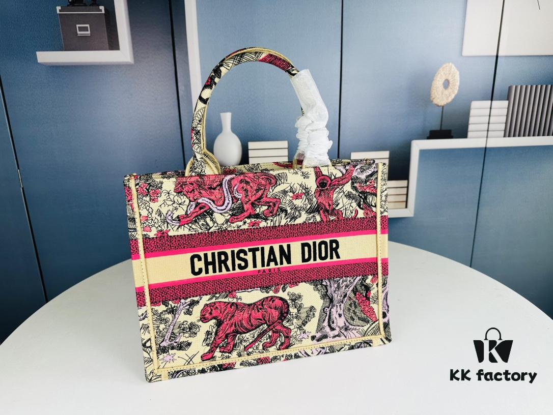 Original Order Embroidered Medium Di0r Book Tote