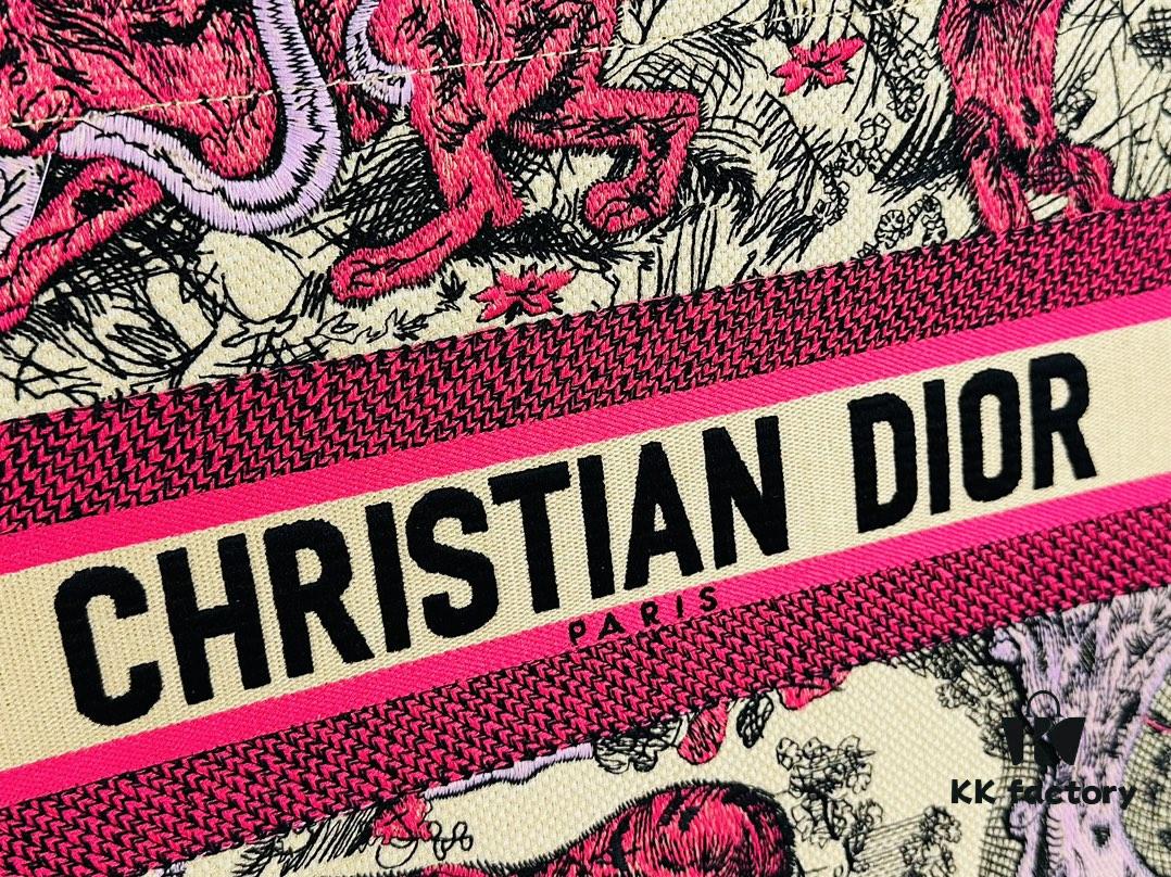 Original Order Embroidered Medium Di0r Book Tote