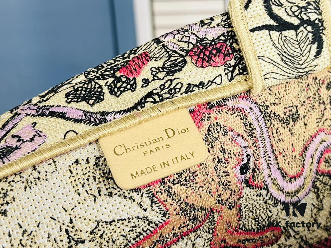 Original Order Embroidered Large Di0r Book Tote