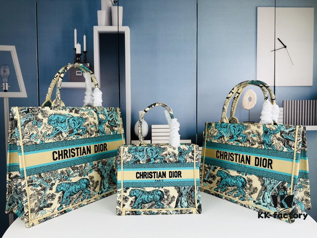 Original Order Embroidered Medium Di0r Book Tote