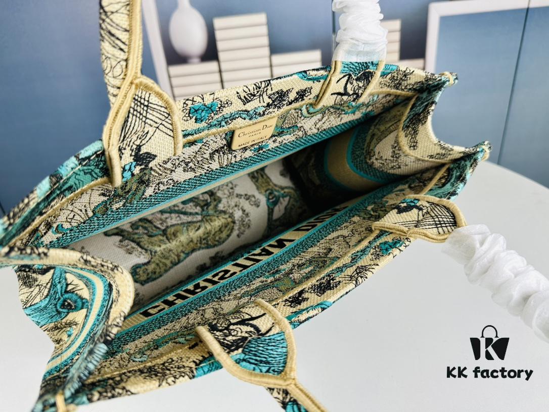 Original Order Embroidered Medium Di0r Book Tote