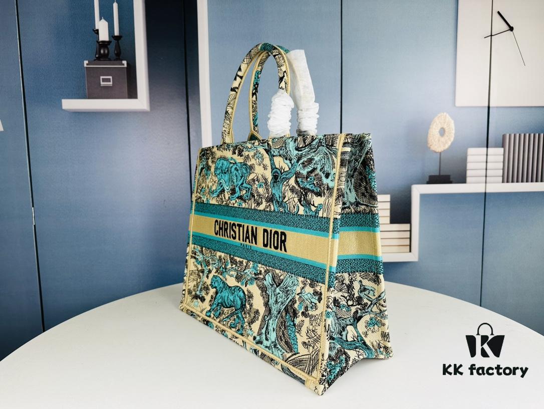 Embroidered Large [Di0r Book Tote]