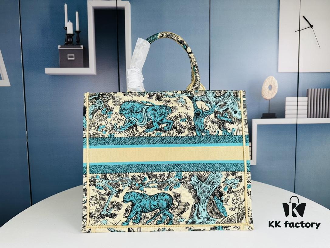 Embroidered Large [Di0r Book Tote]