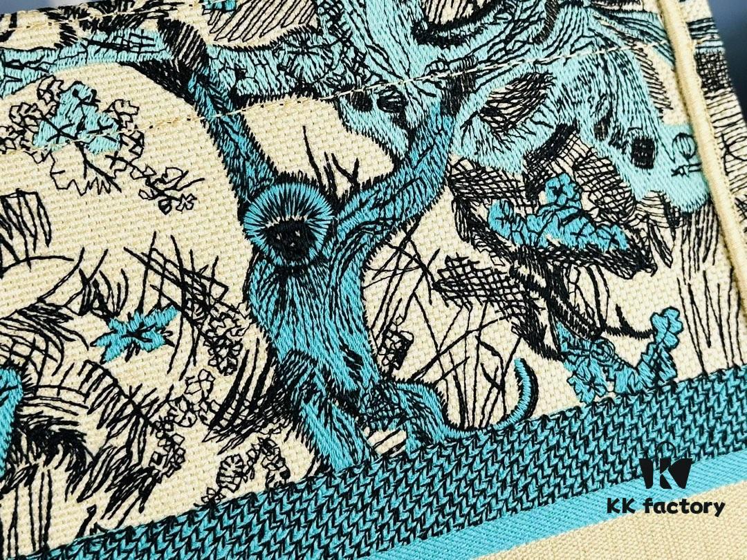 Embroidered Large [Di0r Book Tote]