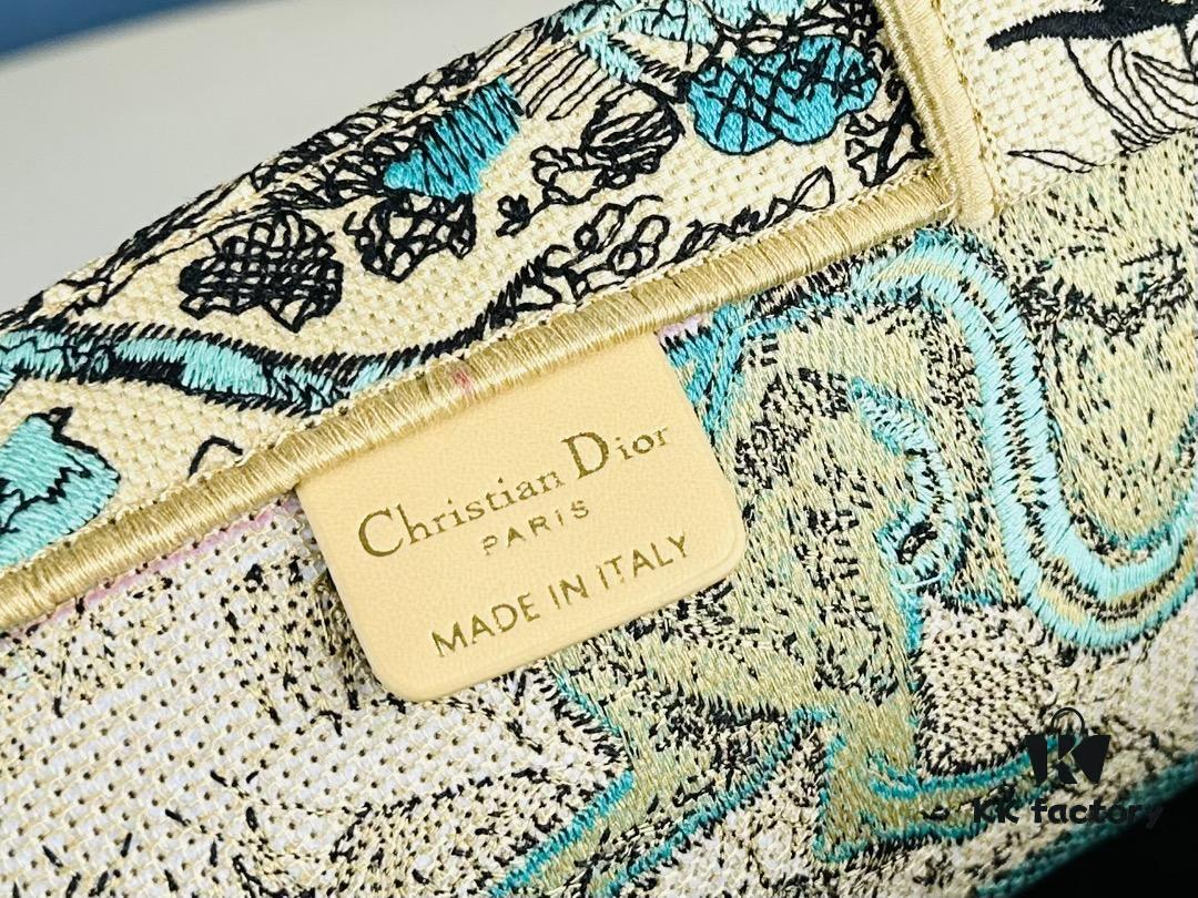 Embroidered Large [Di0r Book Tote]