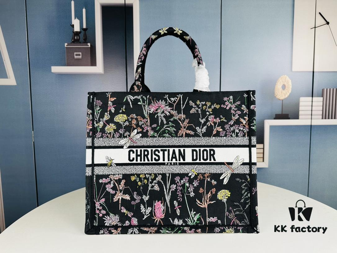 Embroidered Large Size [Di0r Book Tote]