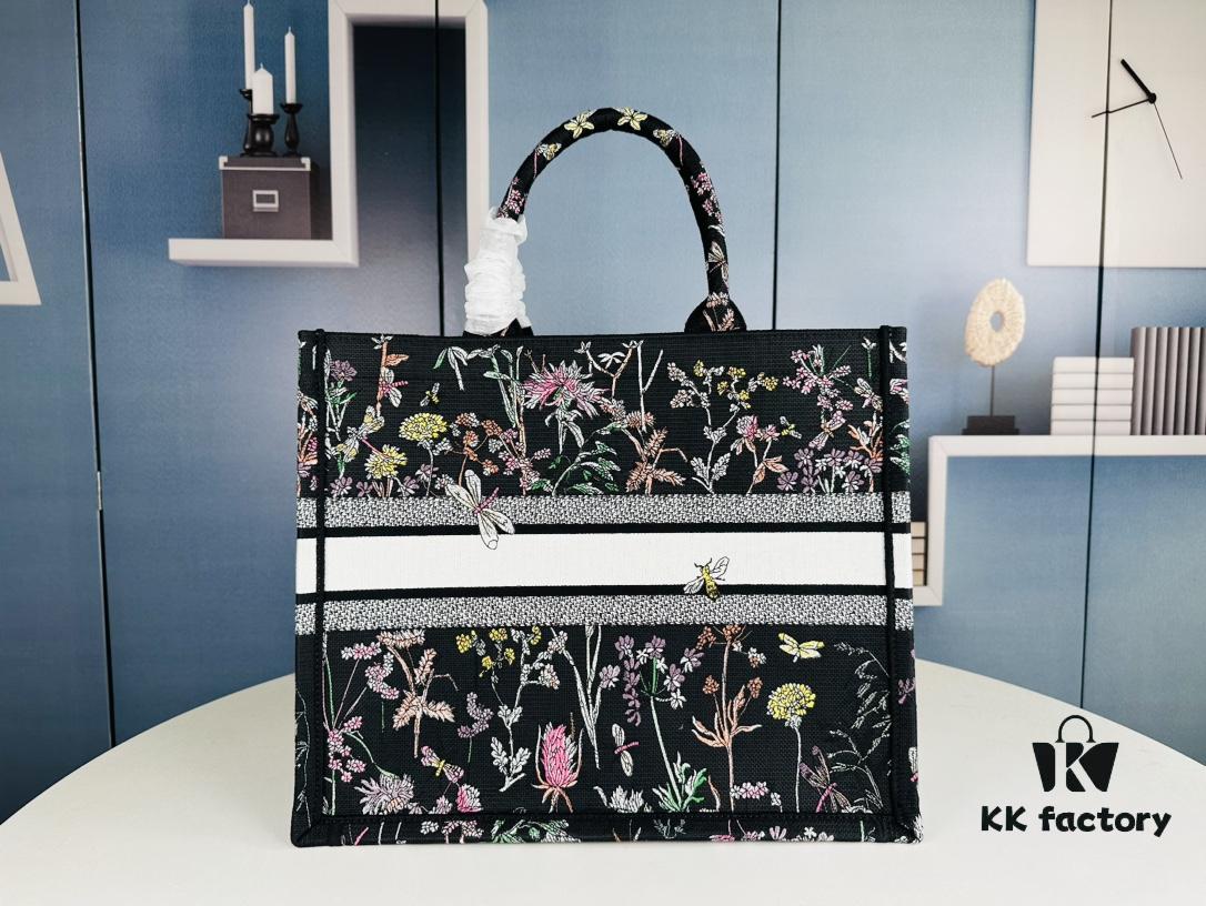 Embroidered Large Size [Di0r Book Tote]