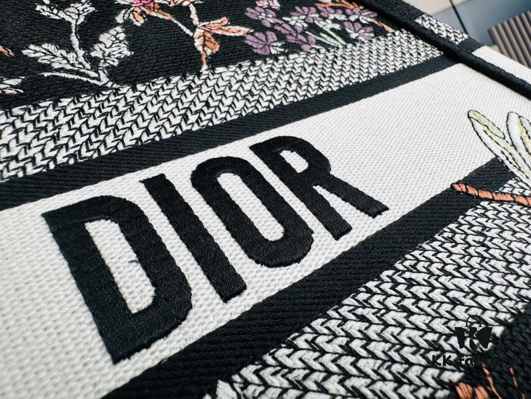 Embroidered Large Size [Di0r Book Tote]