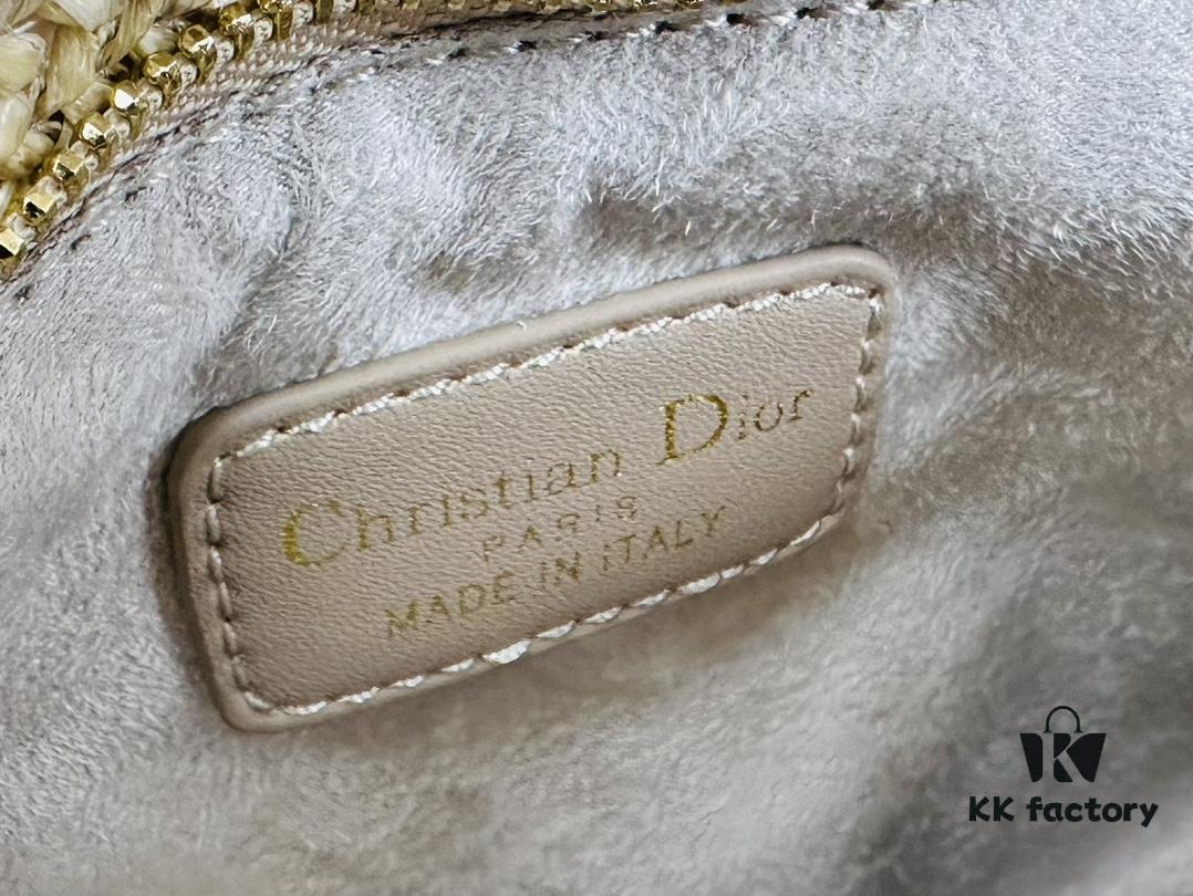 Hot Selling DIOR Straw Bag with Box + DIOR Phone Chain = DIY Evening Clutch