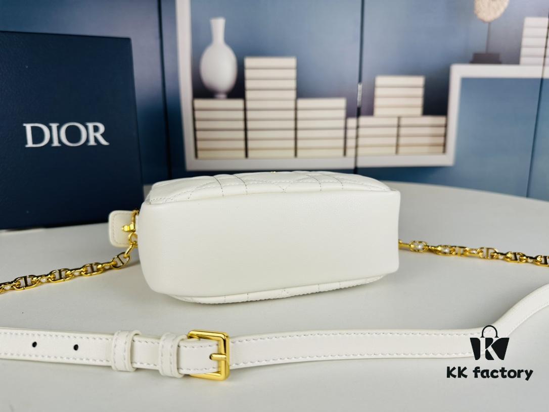 Dior Caro Top Handle Camera Bag in Black Calfskin - Small Size, Spring/Summer 2024 Collection