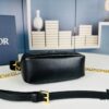 Dior Caro Top Handle Camera Bag in Black Calfskin, Small Size, from Spring-Summer 2024 Ready-to-Wear Collection