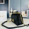 Dior Jolie Tote Bag Large Size (with Box) – Black Calfskin with Cannage Stitching and CD Detail