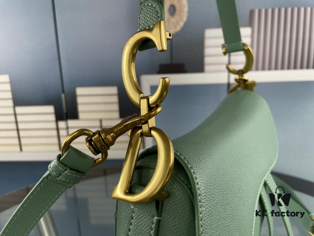 Large Dior Saddle Bag, Vintage Pattern, Thin Strap, Palm Texture Series [Includes Boutique Box 🎁]