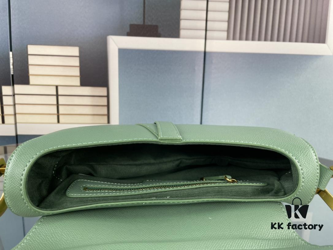 Large Dior Saddle Bag, Vintage Pattern, Thin Strap, Palm Texture Series [Includes Boutique Box 🎁]