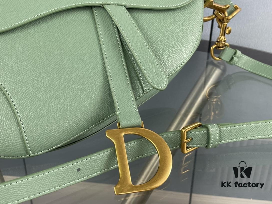 Large Dior Saddle Bag, Vintage Pattern, Thin Strap, Palm Texture Series [Includes Boutique Box 🎁]