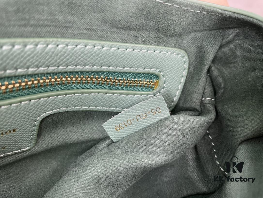 Large Dior Saddle Bag, Vintage Pattern, Thin Strap, Palm Texture Series [Includes Boutique Box 🎁]