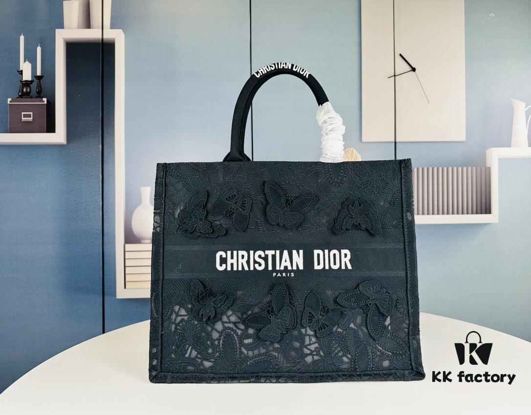 Embroidered Large Di0r Book Tote