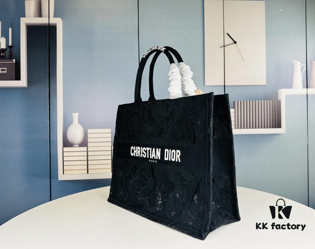 Embroidered Large Di0r Book Tote