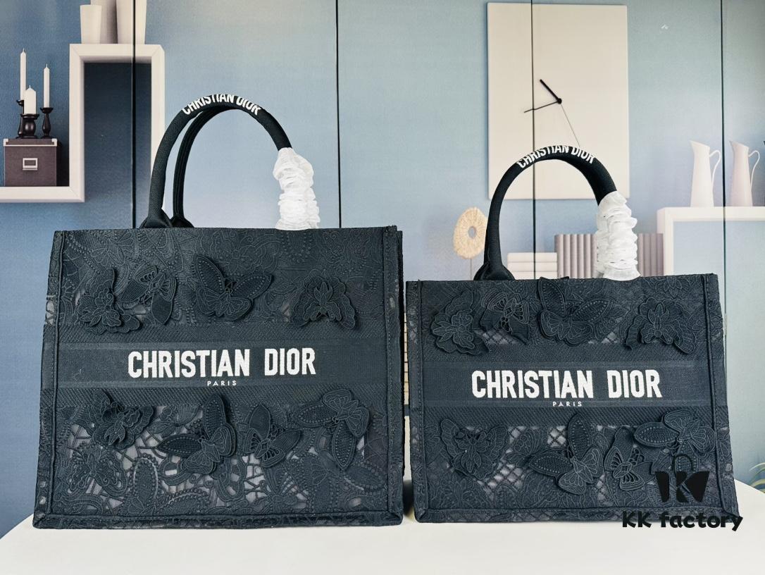 Embroidered Large Di0r Book Tote