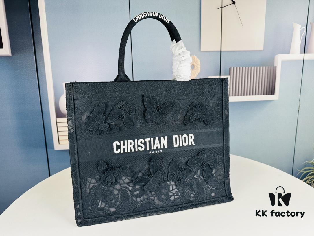 Embroidered Large Di0r Book Tote