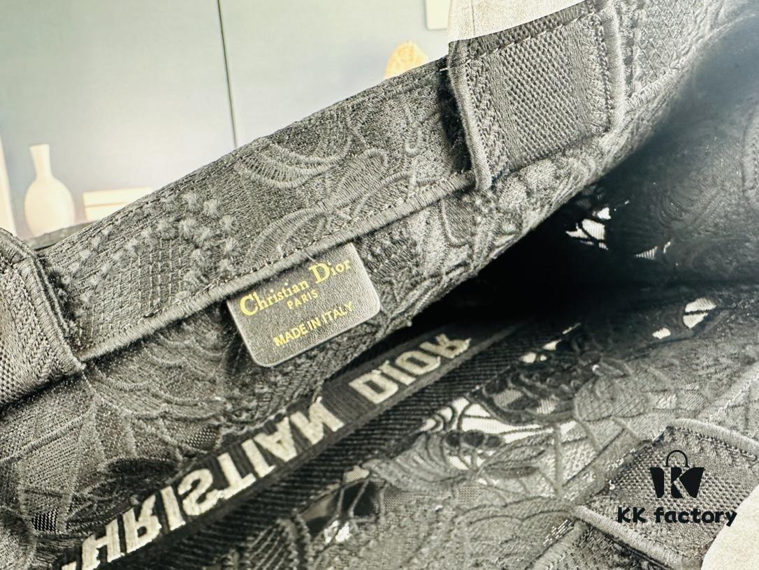 Embroidered Large Di0r Book Tote