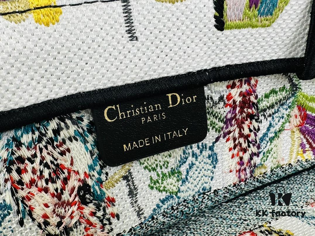 Original Order Embroidered Medium Di0r Book Tote