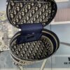 Dior DIOR Vintage Pattern Embroidered Hottest Makeup Pouch - Extra Large Capacity, Can Hold a Lot of Items, Essential for Travel