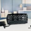 Medium Black Button Dior Toujours Bag