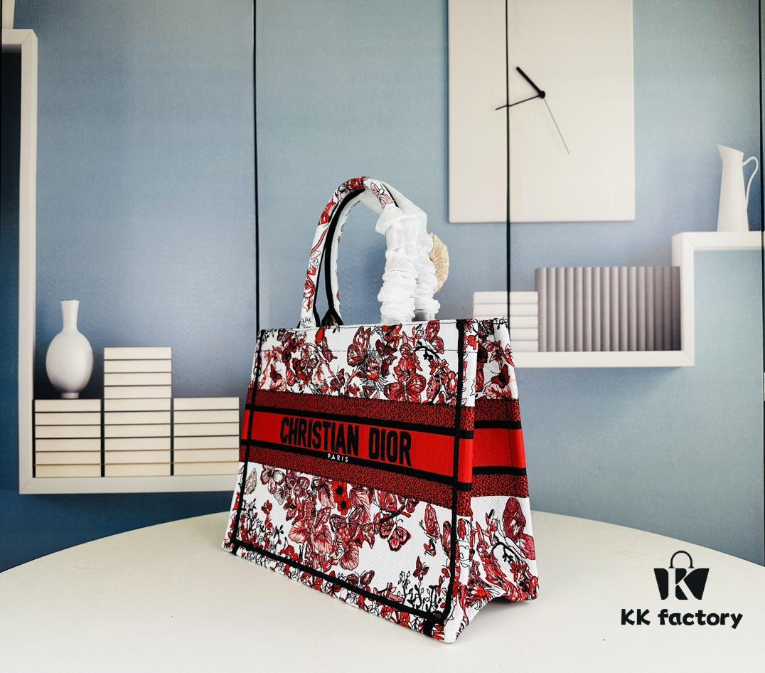 Original Order Embroidered Medium Di0r Book Tote