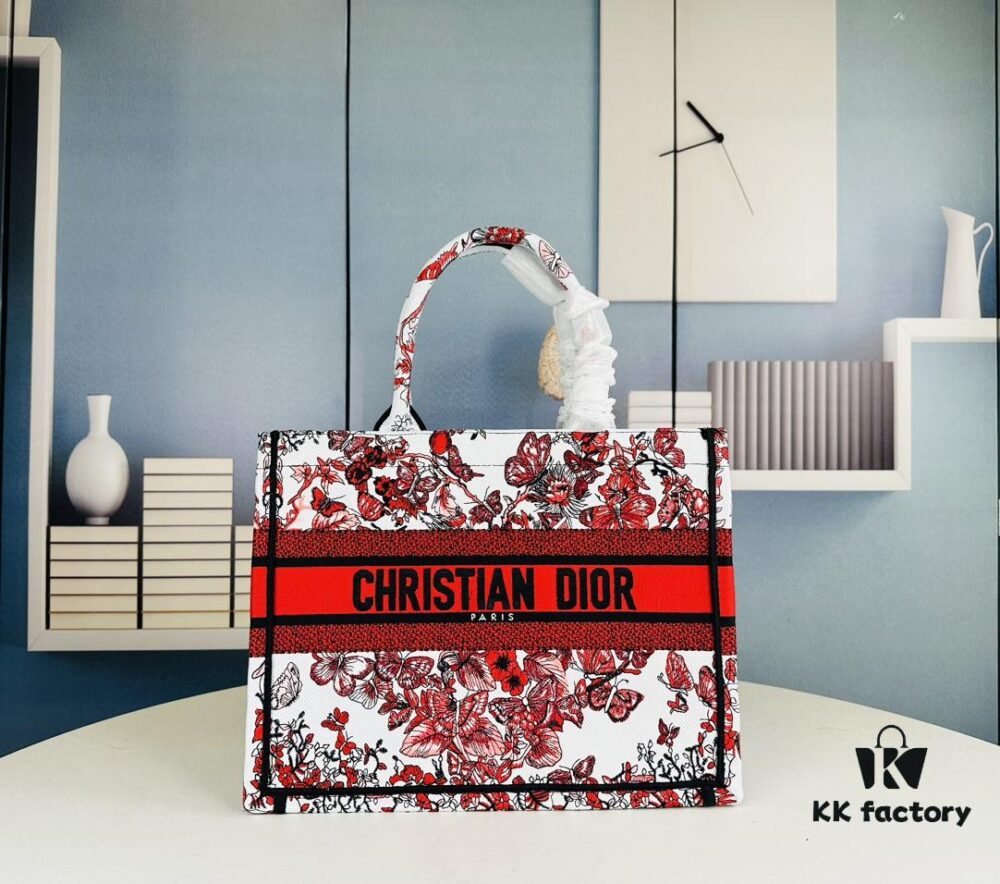 Original Order Embroidered Medium Di0r Book Tote