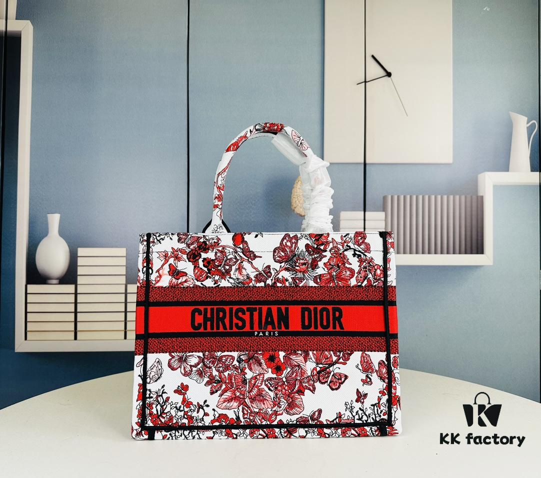 Original Order Embroidered Medium Di0r Book Tote