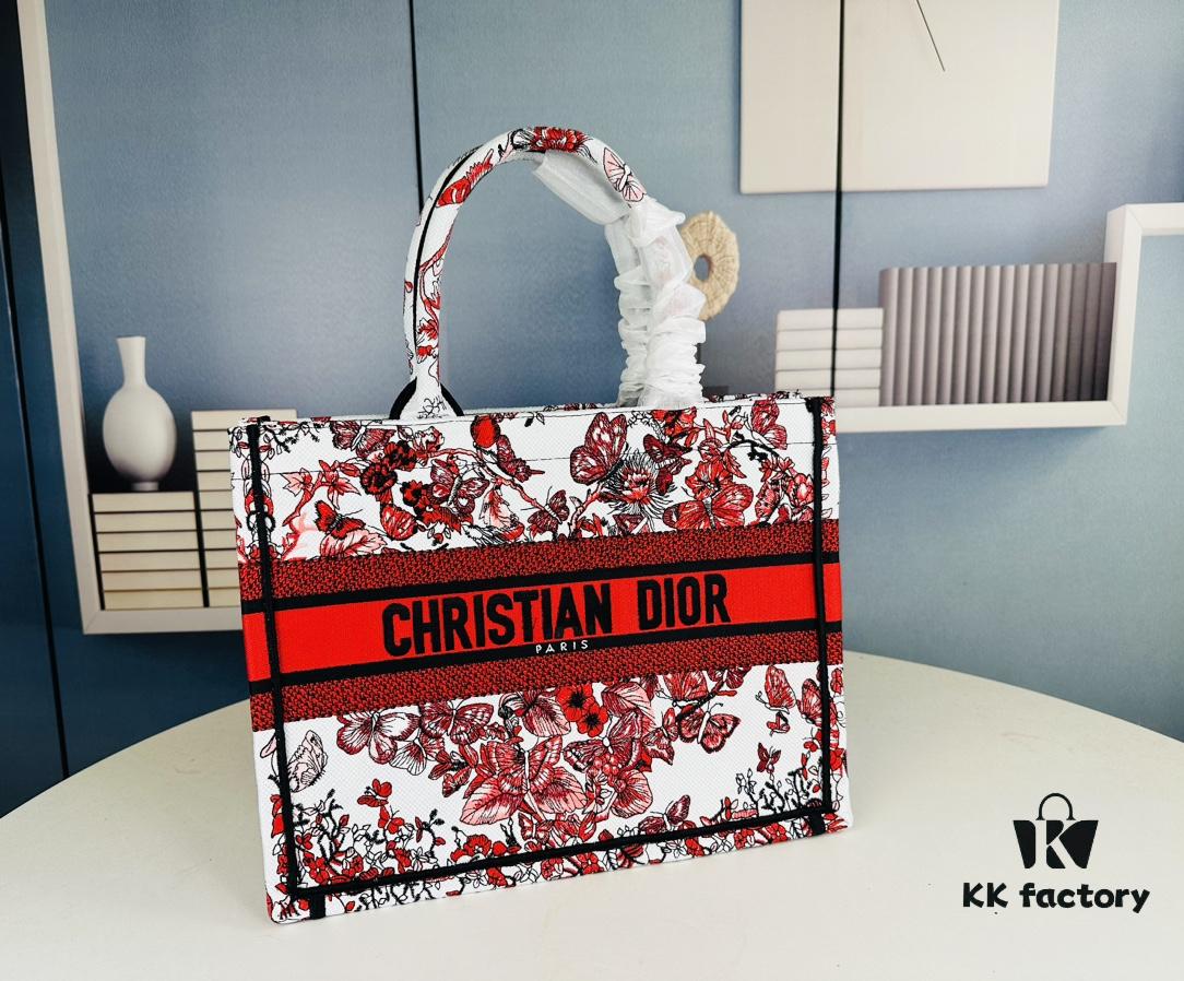 Original Order Embroidered Medium Di0r Book Tote