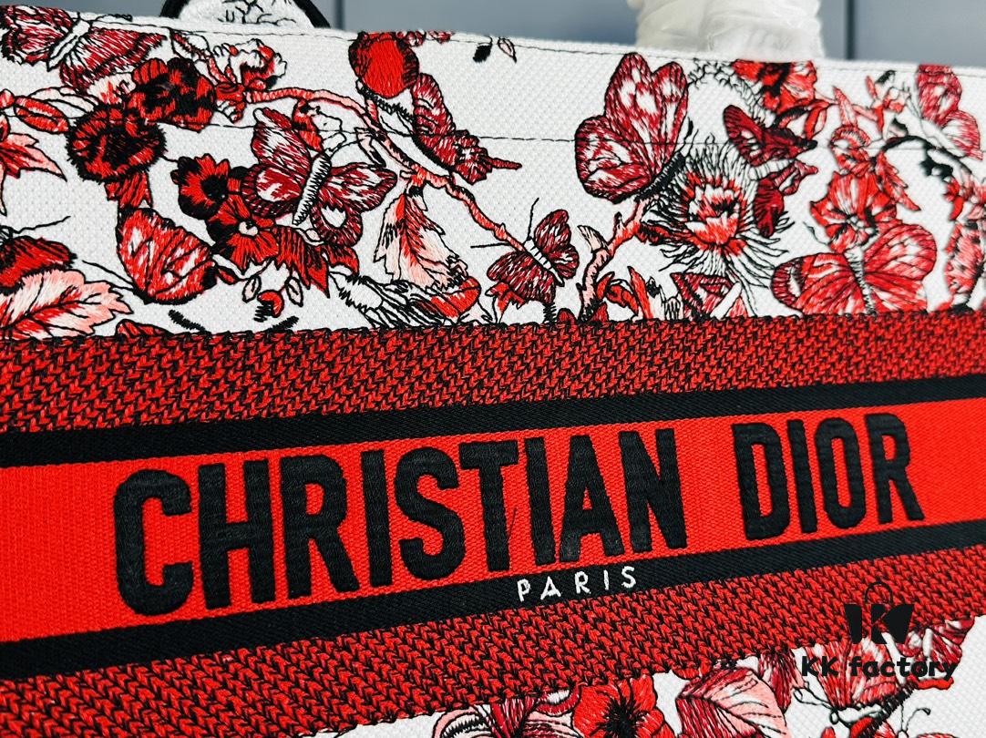 Original Order Embroidered Medium Di0r Book Tote