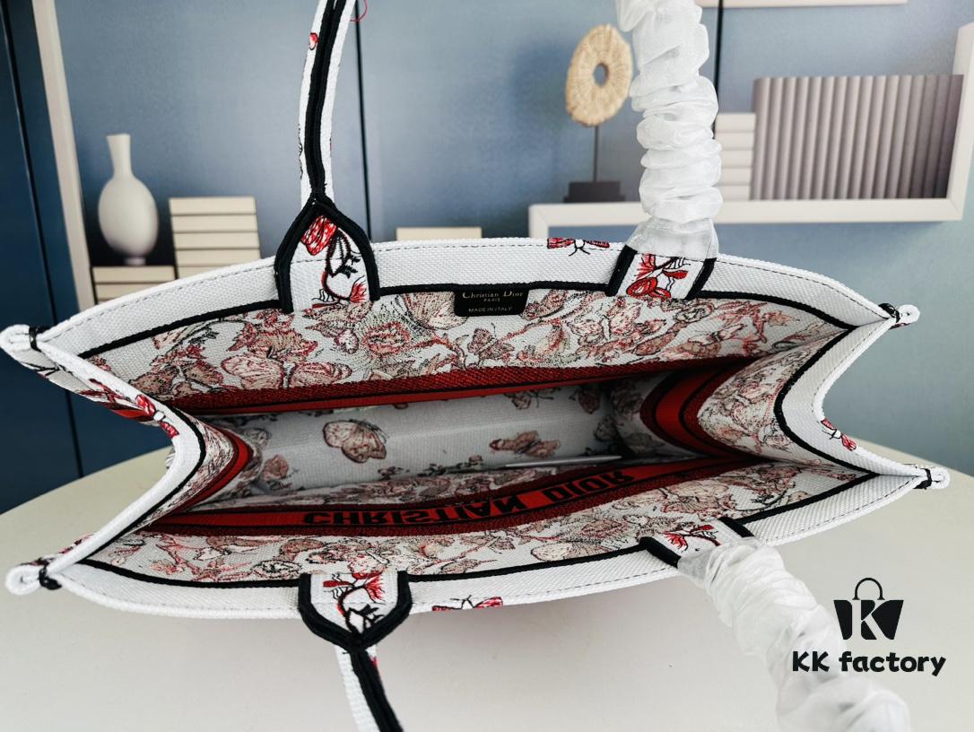 Embroidered Large [Di0r Book Tote]