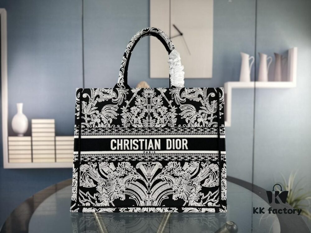 Original Order Embroidered Large Di0r Book Tote