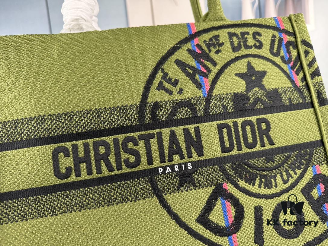 Original Order Embroidered Medium Di0r Book Tote