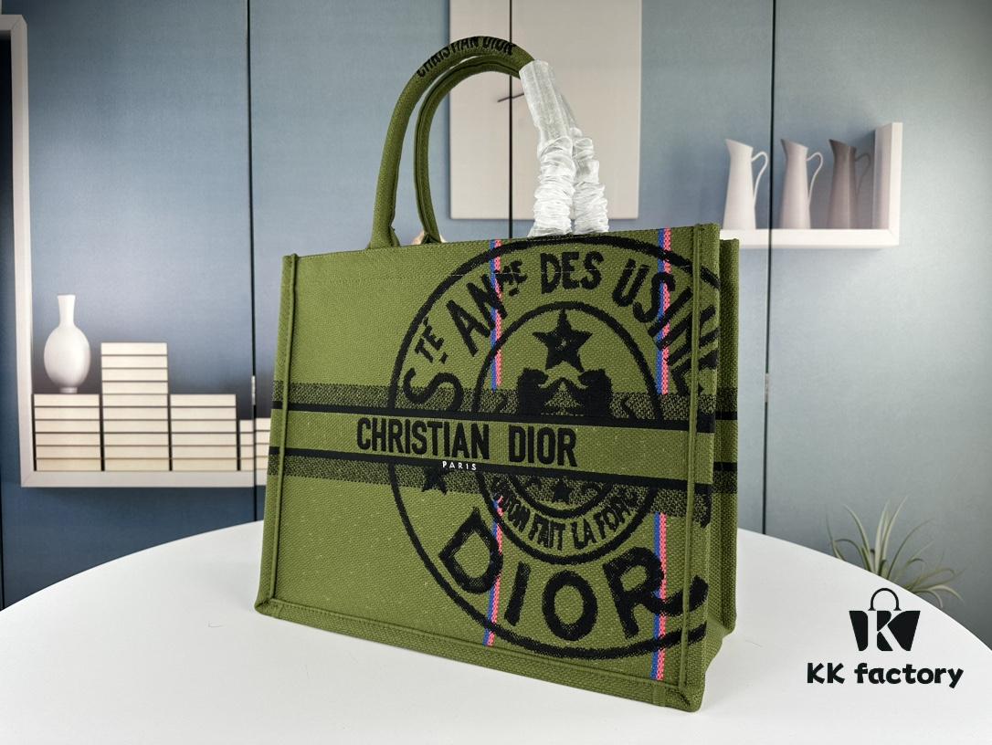 Embroidered Large Size [Di0r Book Tote]