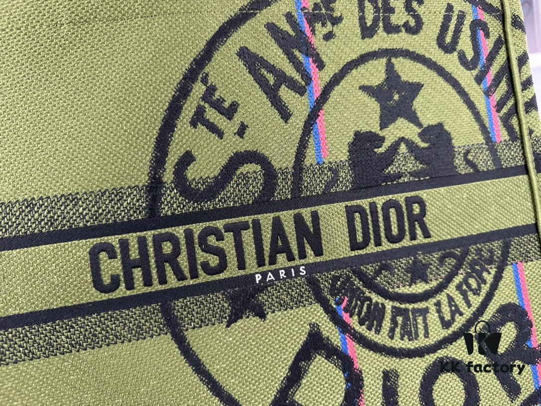 Embroidered Large Size [Di0r Book Tote]