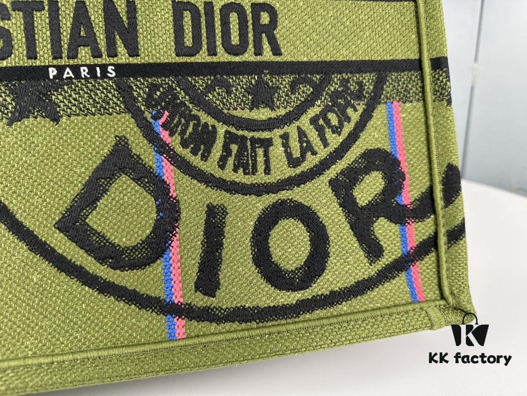 Embroidered Large Size [Di0r Book Tote]