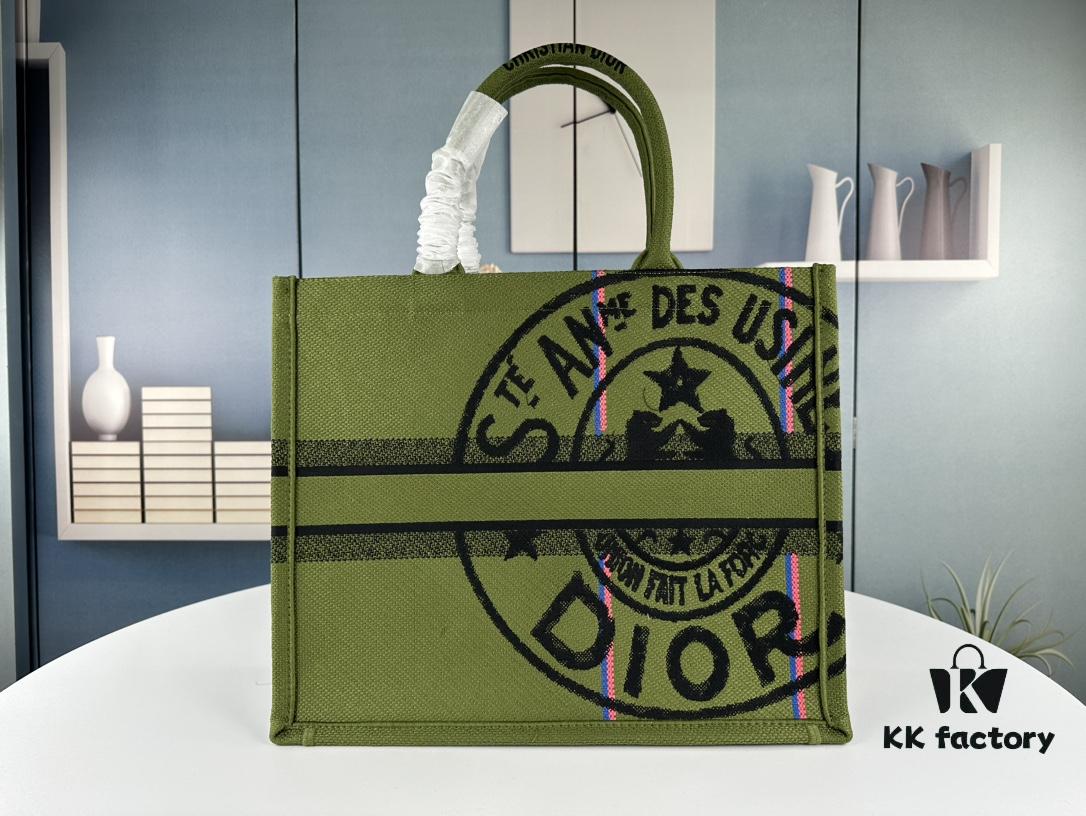 Embroidered Large Size [Di0r Book Tote]