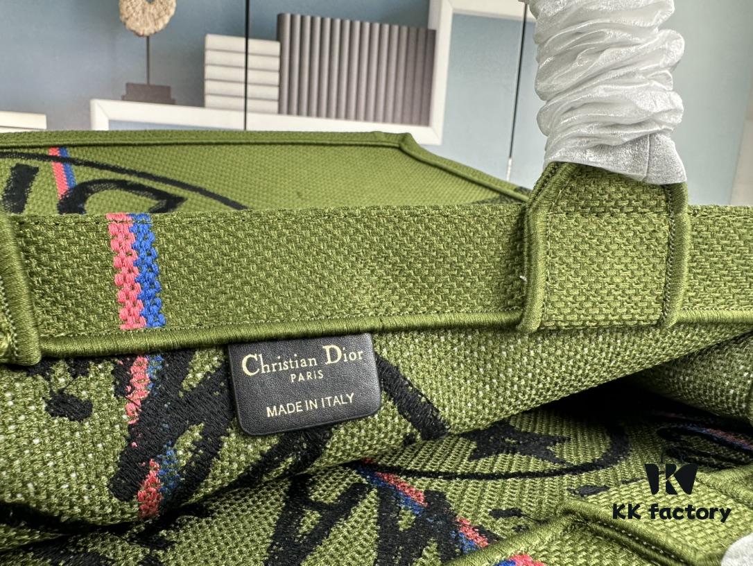 Embroidered Large Size [Di0r Book Tote]