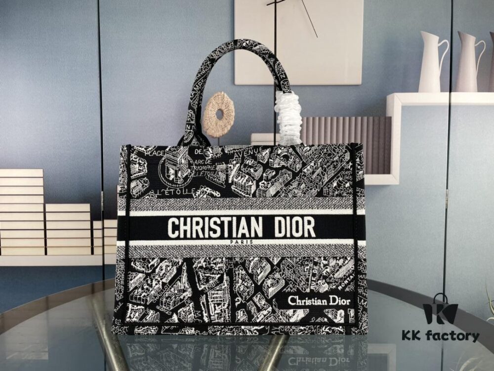 Original Order Embroidered Medium Di0r Book Tote