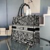 Embroidered Large Size [Di0r Book Tote]