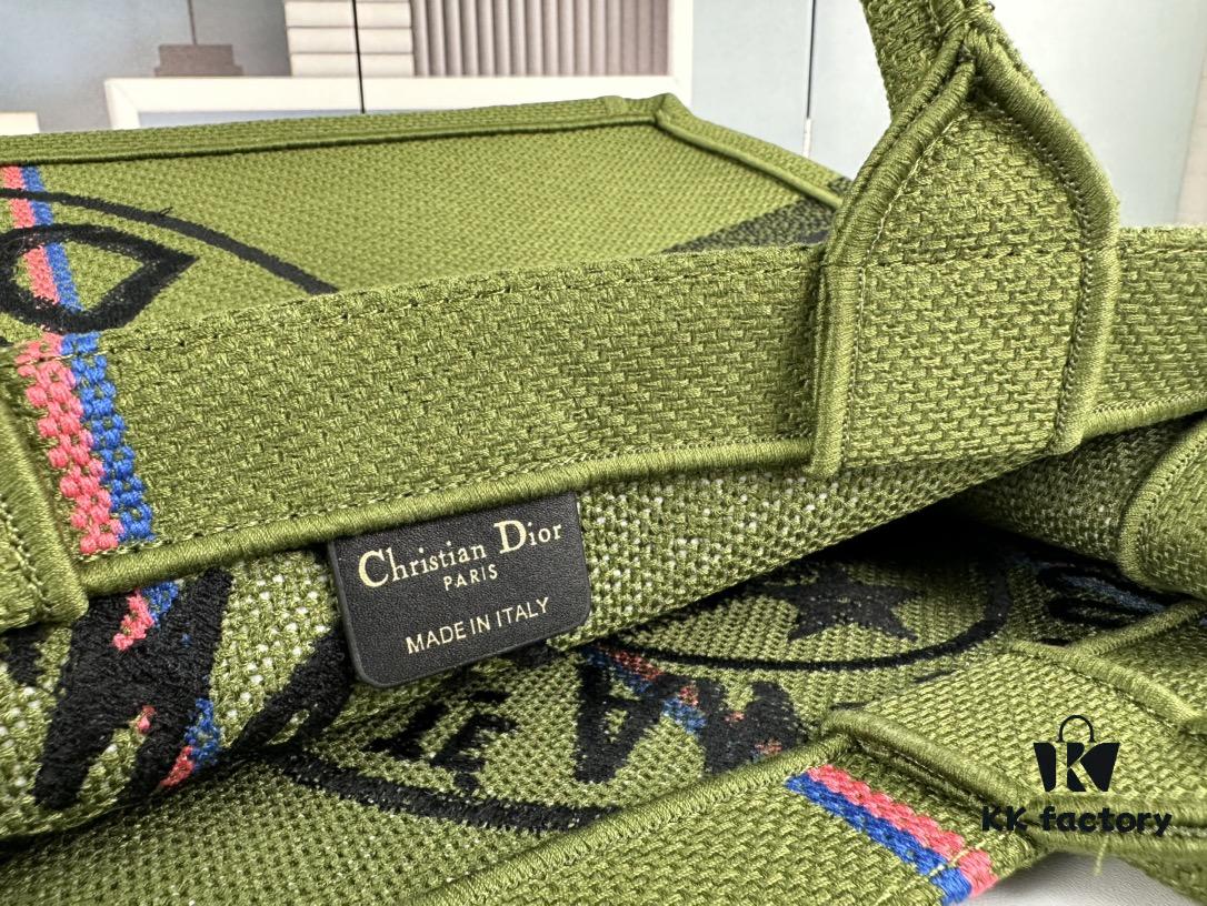 Original Order Embroidered Medium Di0r Book Tote