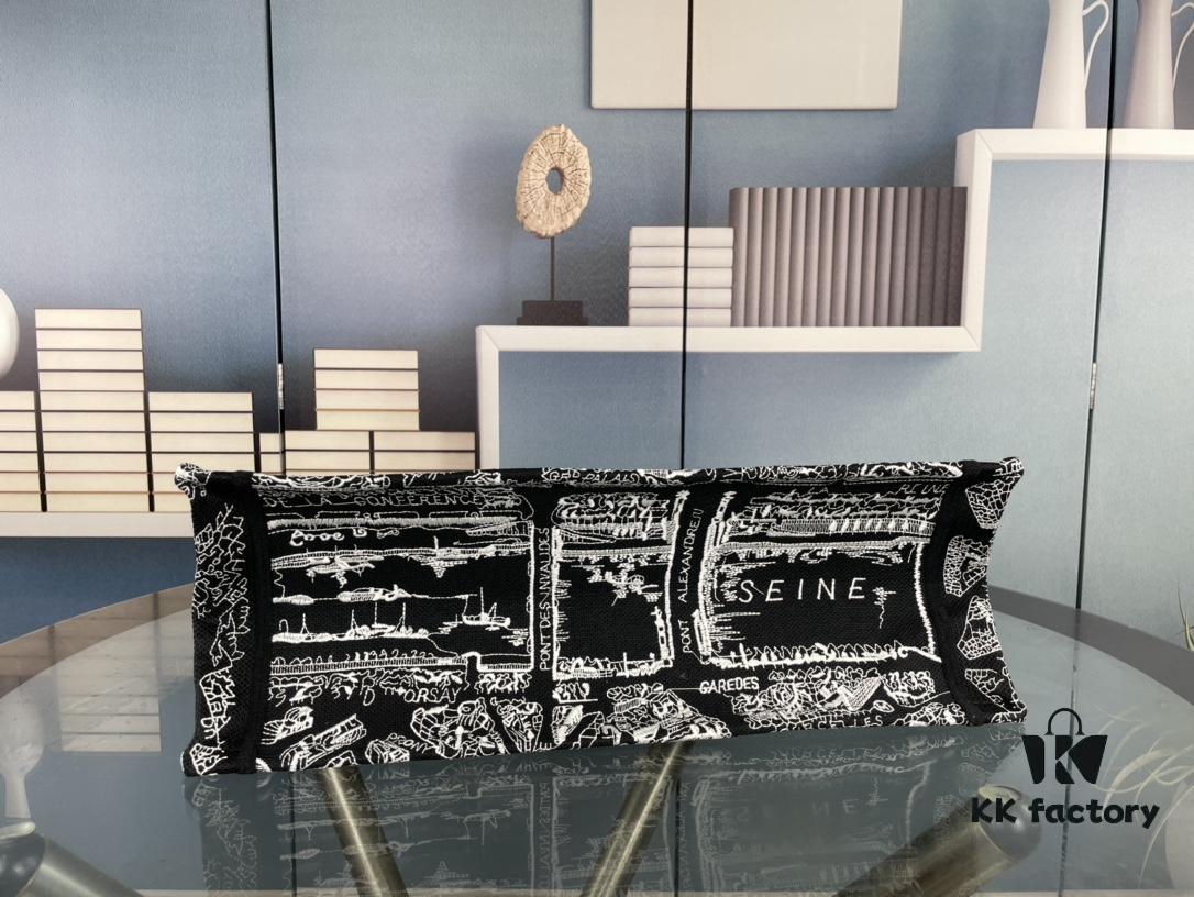 Embroidered Large Size [Di0r Book Tote]