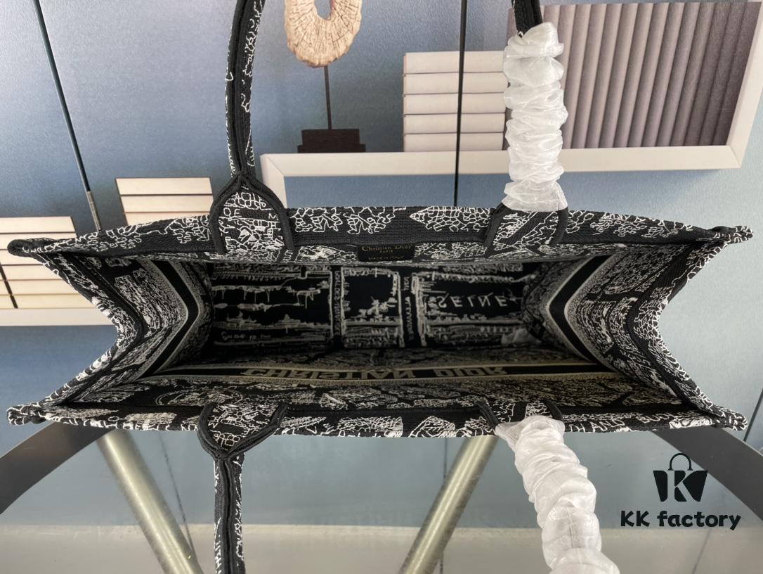 Embroidered Large Size [Di0r Book Tote]