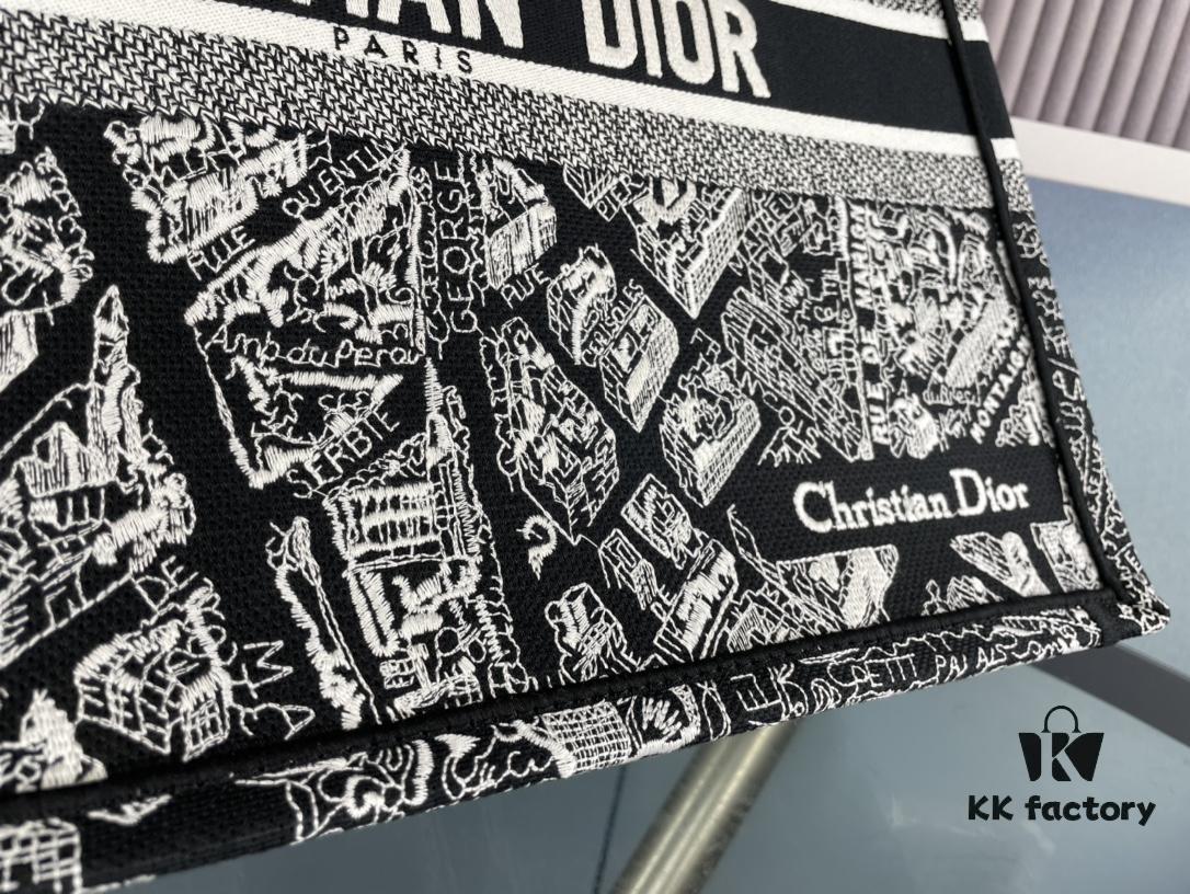 Embroidered Large Size [Di0r Book Tote]