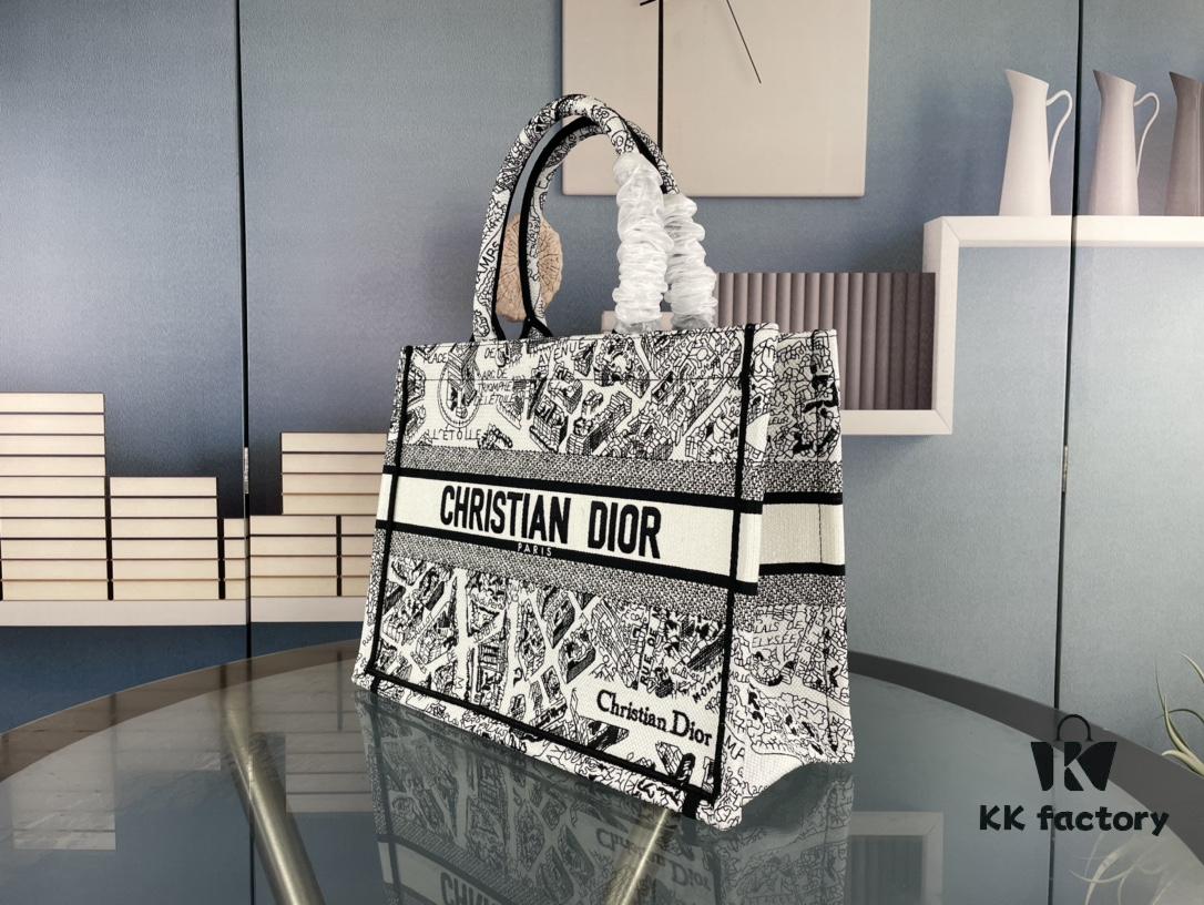 Original Order Embroidered Medium Di0r Book Tote